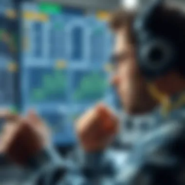 Analyzing Betting Statistics A close-up of a person analyzing statistics related to betting