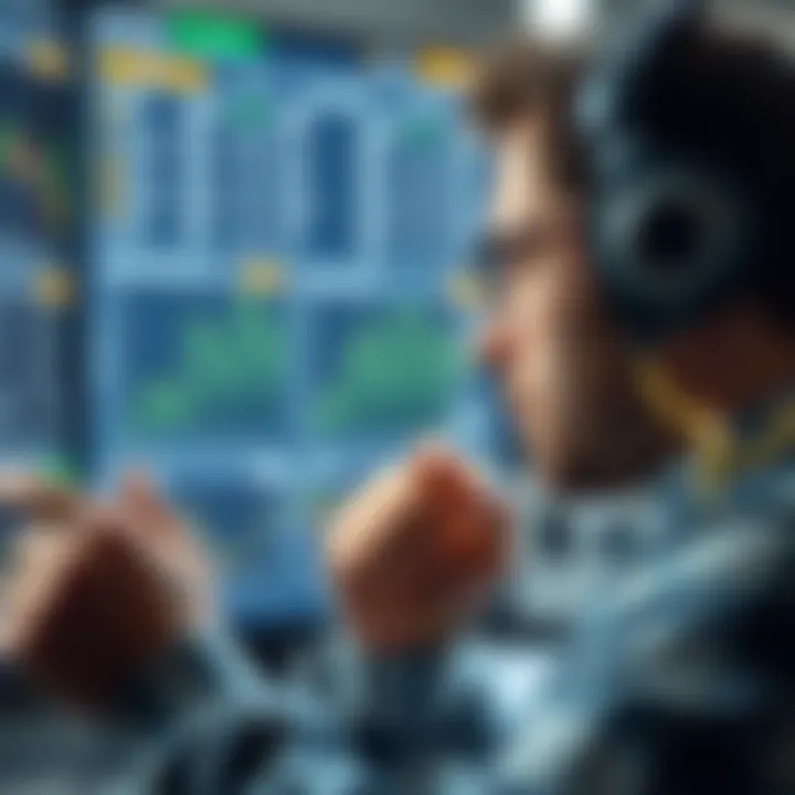 Analyzing Betting Statistics A close-up of a person analyzing statistics related to betting