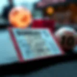 A captivating visual representation of the Austria Sunday Lotto ticket.