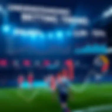 Graphical analysis of betting trends and user engagement statistics