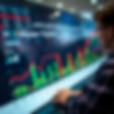 Graph showcasing betting trends and statistics