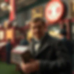 Historical depiction of bingo's origins