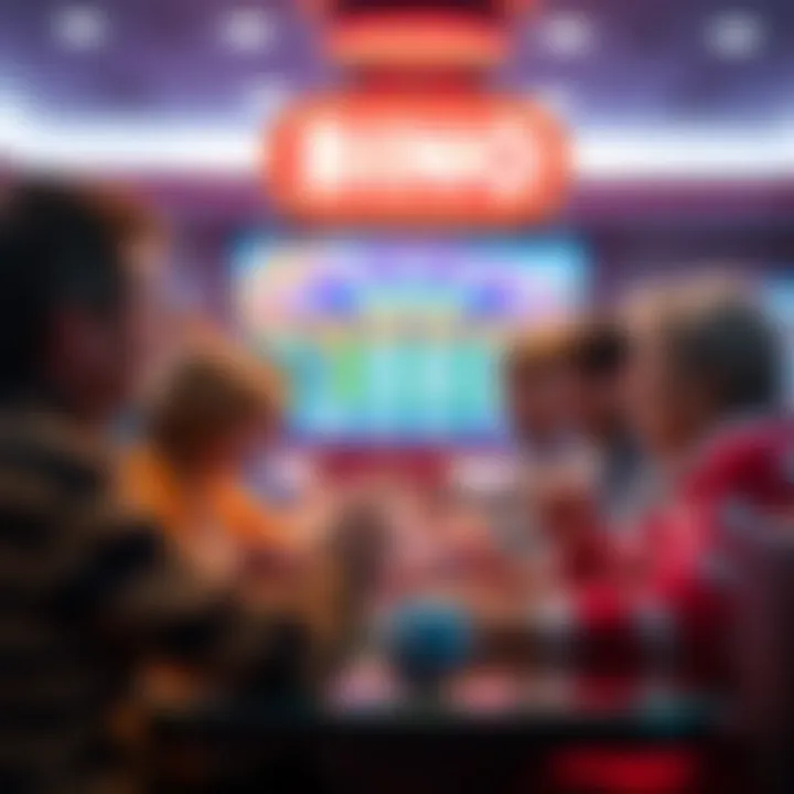 A group of players engaged in an exciting Bingo session