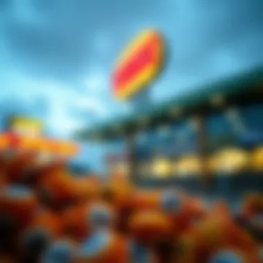 A visual metaphor for economic impact of lottery