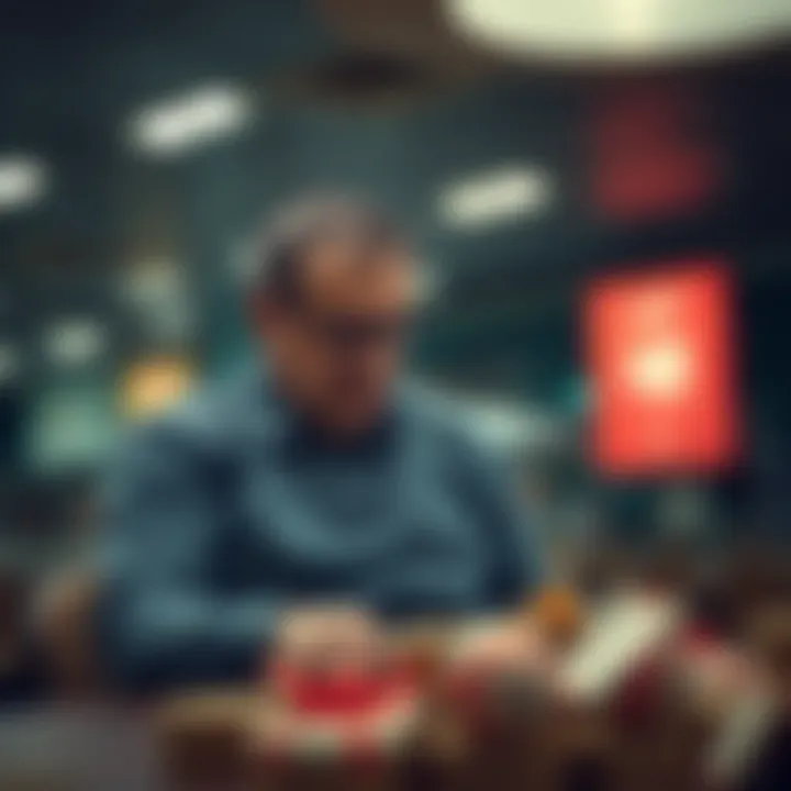 Illustration of financial changes post-lottery win