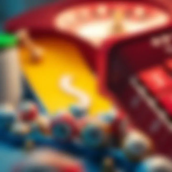 Visual representation of the complexities in lottery games