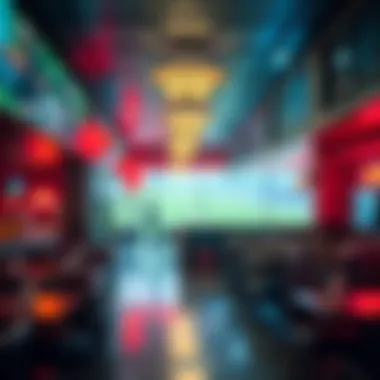 Atmospheric interior of a Seoul racing club