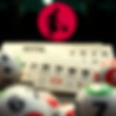 Visual representation of lottery rules and structure