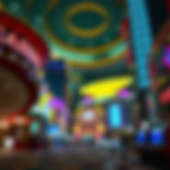 Illustration depicting the diversity of casino designs and themes in South Korea