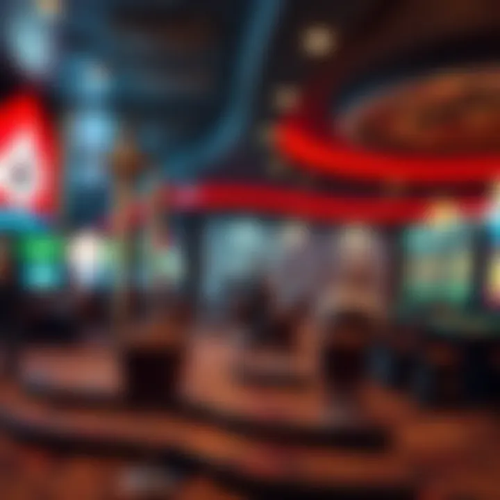 Graph illustrating the economic impact of casinos on local communities