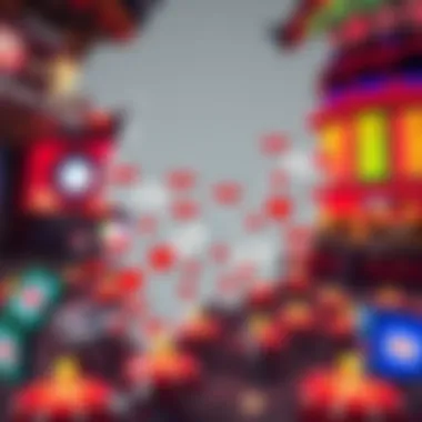 Map highlighting the locations of casinos in South Korea