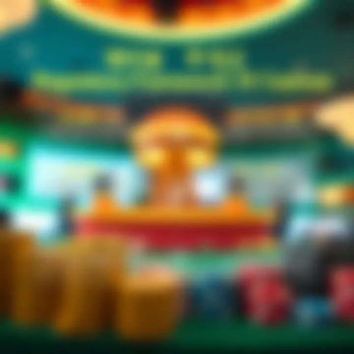 Infographic showing policies related to casino operations in South Korea