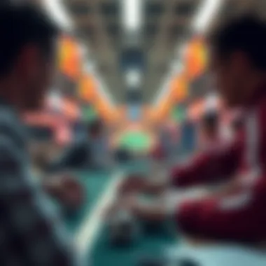 Infographic depicting the latest trends in lottery and sports betting.