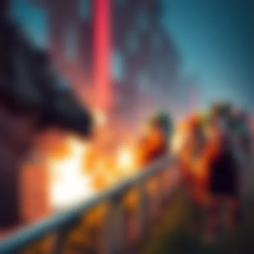 A dynamic horse racing scene capturing the excitement of live betting.