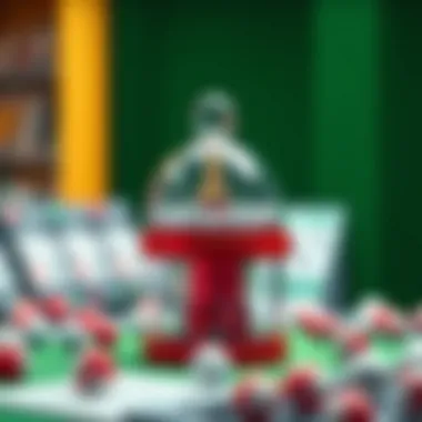 A visual representation of a lottery draw mechanism