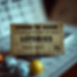 A vintage lottery ticket illustrating the history of lotteries