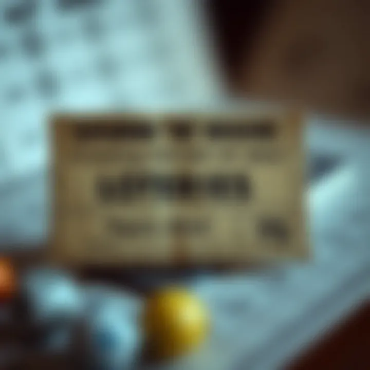 A vintage lottery ticket illustrating the history of lotteries