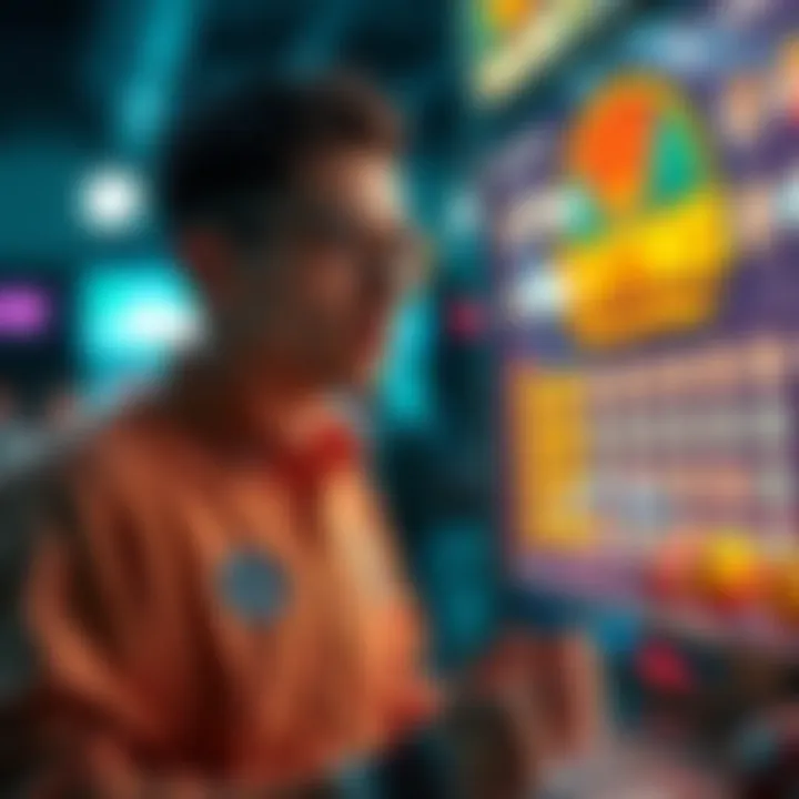 Visual illustration of lottery mechanics