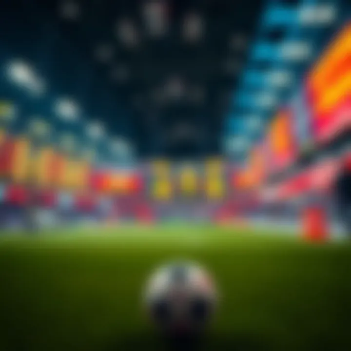 Visual depiction of lottery and sports betting integration