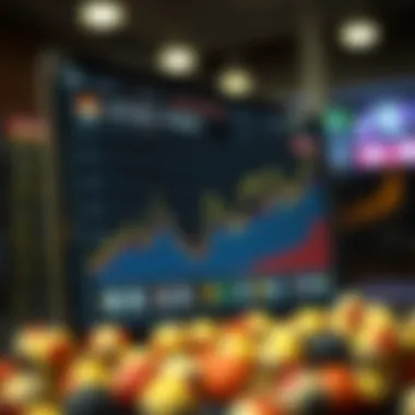 An analytical chart showing lottery trends