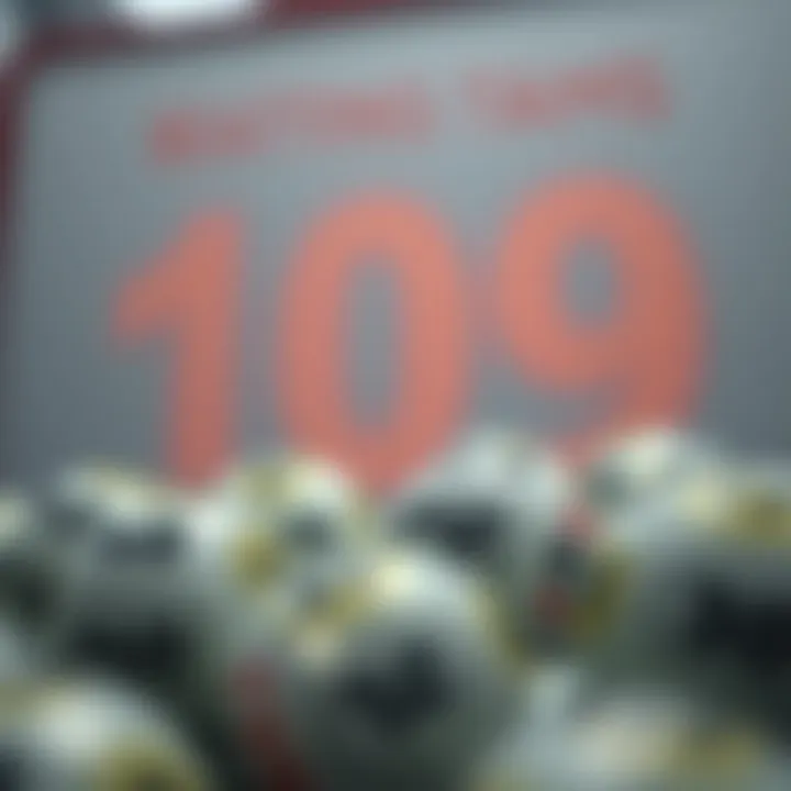 Statistical significance of drawn lottery numbers