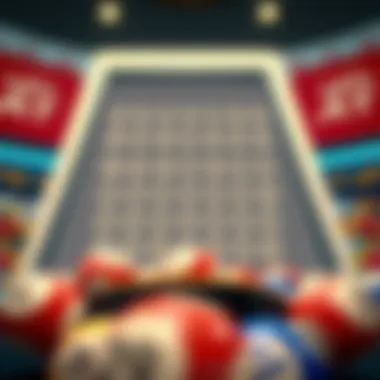 Visual representation of lotto patterns