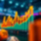 Analytical graph showing lotto number trends