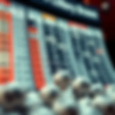 Visual representation of lottery patterns and statistics