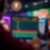 Visual representation of online lottery results checking