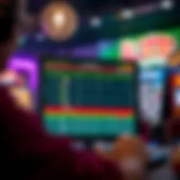 Visual representation of online lottery results checking