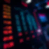 Visual representation of statistical patterns in lottery numbers