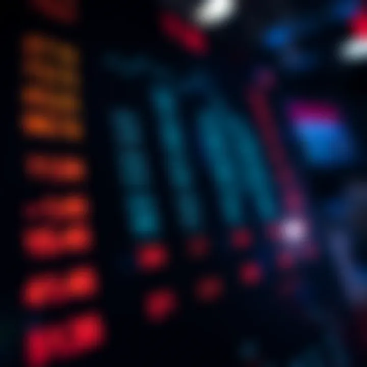 Visual representation of statistical patterns in lottery numbers