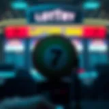 Visual representation of the lottery draw