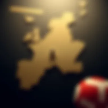 Distribution map showcasing lottery winning regions