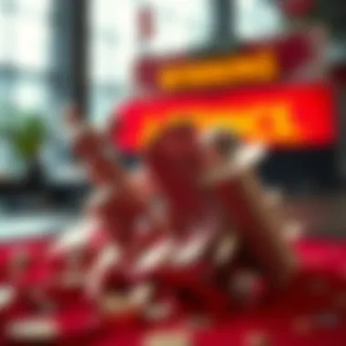 Symbolic representation of lottery winnings