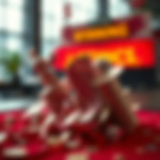 Symbolic representation of lottery winnings