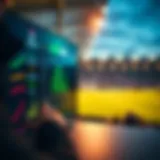 Live football match streaming interface showcasing real-time updates