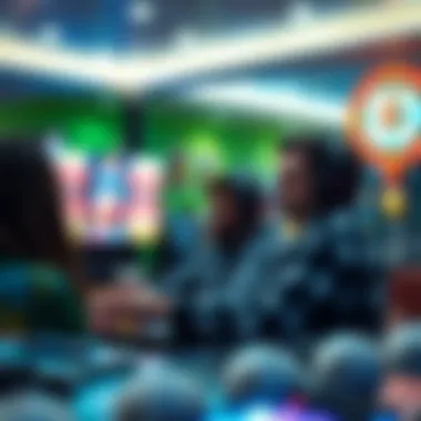 Players engaging in online bingo