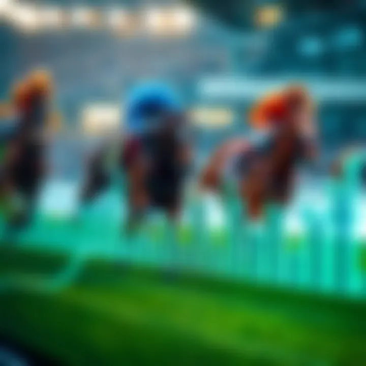 Statistical analysis graph showcasing racing outcomes