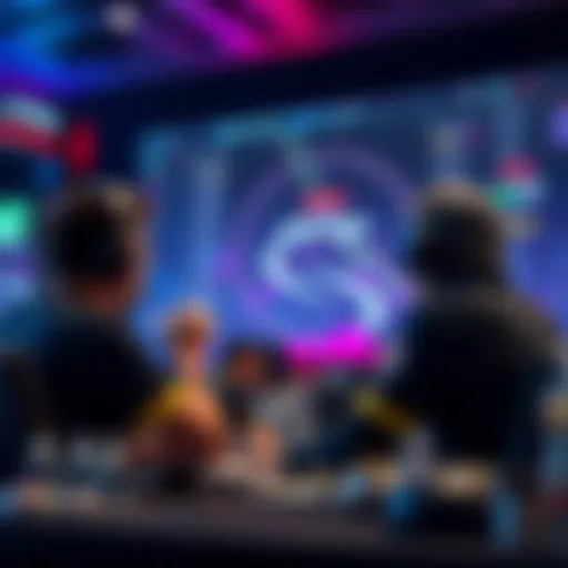 Concept illustration of League of Legends betting