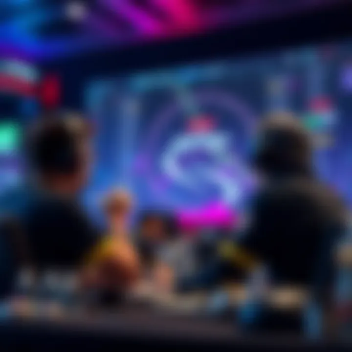 Concept illustration of League of Legends betting