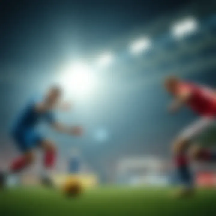 Symbolic imagery of competition and strategy