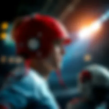 Illustration of the concept of winning and losing in sports