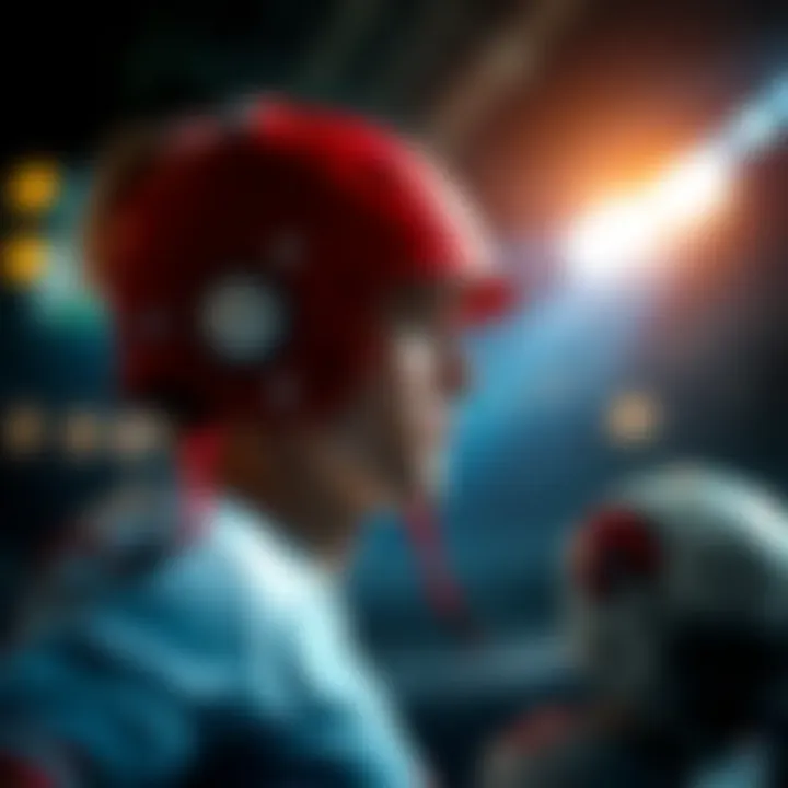 Illustration of the concept of winning and losing in sports