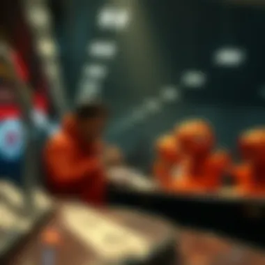 Concept of societal impact of lottery on communities