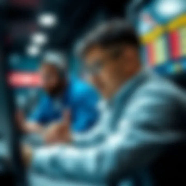 Strategies in action during a betting session