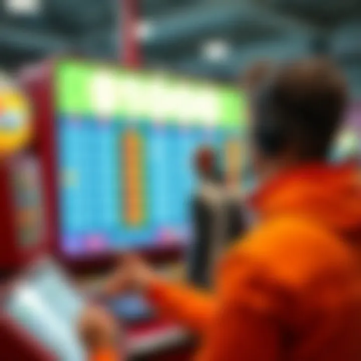 Innovative lottery platform interface