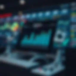 Visual representation of statistical tools in data analysis