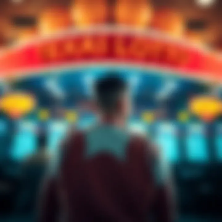 A captivating image depicting the excitement of winning the Texas Lotto