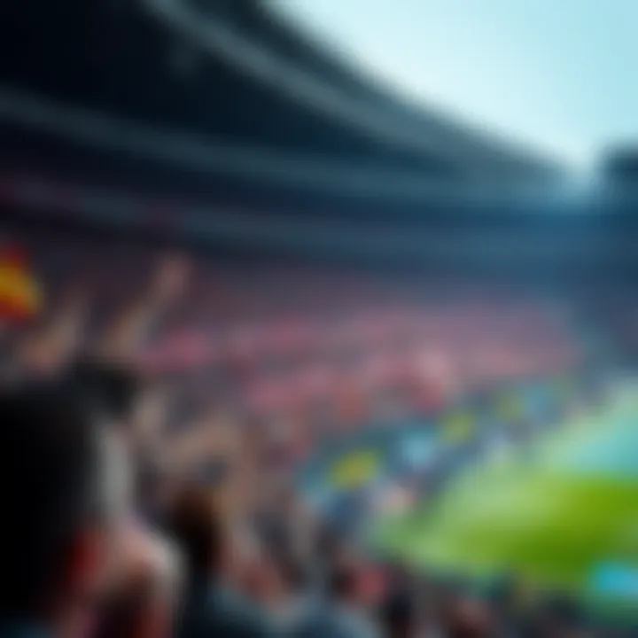 Stadium filled with fans